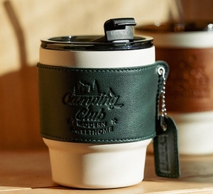 Tasses à café de voyage chaudes de 350 ml, gobelets réutilisables pour expresso avec couvercles, résistants à la chaleur pour les boissons chaudes ou froides Americano - Product Image 3