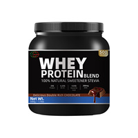 Poudre de protéines de lactosérum la plus vendue pour la prise de poids et la nutrition sportive. 10 à 19 grammes de protéines par portion. 500 grammes par adulte.