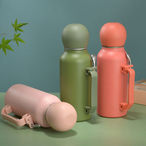 1200ml Nouveau Thermos À Café En Acier Inoxydable Moderne Mate <span class=keywords><strong>Gourde</strong></span> Yerba Mate Ensemble Flacon Bouteille Football Thermos avec Bombilla - Product Image 4