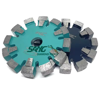 Sang 125mm 17mm épaisseur béton dur système de chauffage au sol diamant rainurage Tuck Point lame de scie