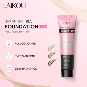 คอนซีลเลอร์แต่งหน้า รองพื้นเนื้อครีม ออร์แกนิค ปรับสีผิวให้สม่ำเสมอ ติดทนนาน บีบีครีมบำรุงผิวขาวกระจ่างใส - Product Image 2
