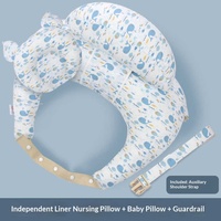 Coussin d'allaitement et de soutien post-partum, protection lombaire, support pour bébé, anti-régurgitation nouveau-né, 100% coton