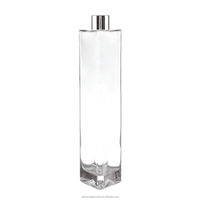 Bouteille personnalisée de 1 litre en verre noir mat en forme de phare avec bouchon en liège pour vin, vodka, brandy, gin, spiritueux et liqueurs