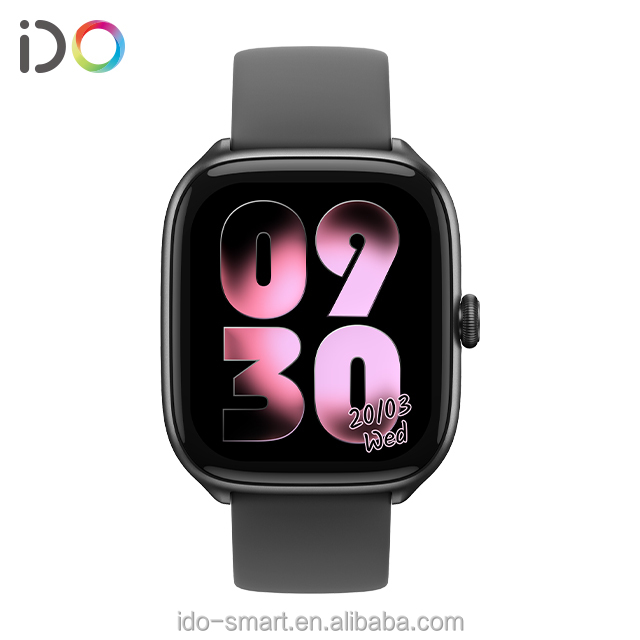 Smart Watch3ATM Waterproof Quick Reply Answer Call Heart Rate Sport Mode & Fitness Tracker 1.75inch AMOLED Square or Unisex
