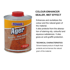 <span class=keywords><strong>TENAX</strong></span> AGER COLOUR-ENHANCER SCELLANT EFFET HUMIDE pour granit/marbre/carrelage - Product Image 6