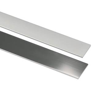 PROFIL de revêtement plat poli 20x2mm pour accessoires extérieurs 2 m Bar 750/93 - Product Image 2
