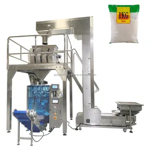 Machine de remplissage verticale grande vitesse, dosage du riz, sucre, café, grains, machine automatique pour emballage des granulés, 5 pièces