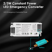 Controlador LED de Emergencia de Alta Calidad Directo de Fábrica 1W 2W 3W, Modo Dual, Autoprueba, Batería LiFePO4 para Lámpara de Pared y Panel de Luz, CE
