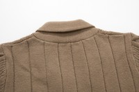 2025 hiver mode tricoté Cardigan hommes col rabattu pull veste épais chaud Crochet tricot manteaux décontracté élégance