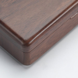 Logo personalizzato inciso eco-friendly di alta qualità noce di lusso piccola scatola di <span class=keywords><strong>legno</strong></span> <span class=keywords><strong>confezione</strong></span> <span class=keywords><strong>regalo</strong></span> fidanzamento gioielli da sposa anello di <span class=keywords><strong>legno</strong></span> - Product Image 5