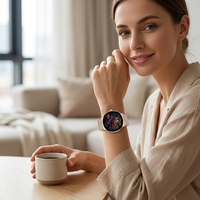Montre connectée pour femmes, écran AMOLED 1,43 pouces, appels Bluetooth, fréquence cardiaque, pression artérielle, SpO2, montres élégantes, montres connectées personnalisées, directement de l'usine