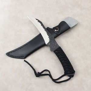 पेशेवर हस्तनिर्मित जाली चाकू प्राचीन उपहार स्टेनलेस स्टील आउटडोर शिकार निश्चित ब्लेड चाकू - Product Image 5