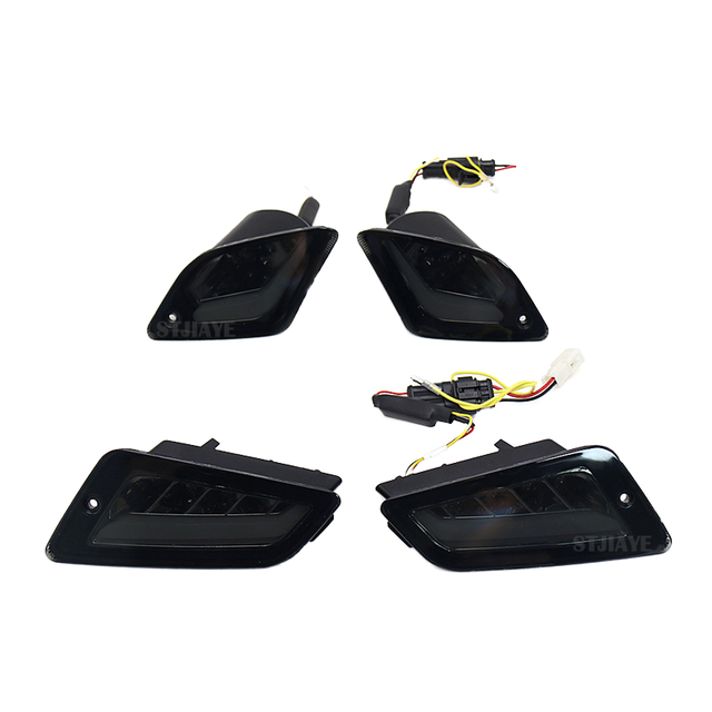 LED Front Rear Turn Signal Lights for Vespa GTS 150 300 GTV Motorcycles for Parts Modification Motorcycle Lighting Systems