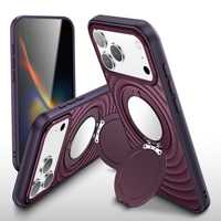 Étui Miroir de Maquillage avec Béquille pour iPhone 18 Pro Max 17 Pro Max 16 Plus 17e 15 14 13 12 – Coque Magnétique Antichoc Givrée Mate
