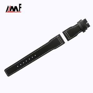 Bracelet de montre en cuir noir léger et durable de 20 mm, nouvelle arrivée personnalisée, pour Big Pilot Mark XVIII ou Pilot Chronograph - Product Image 2