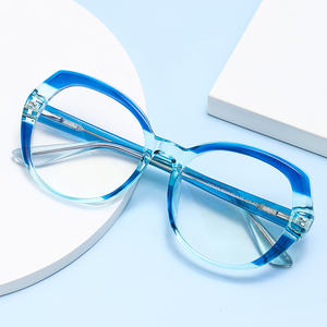 Gafas Ópticas Kjl 2025 con Montura de Ojo de Gato para Mujer, Plástico y Metal, Tamaño Mediano, Lentes de PC, Puente Nasal Estándar - Product Image 3