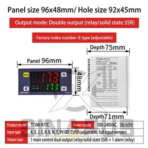 Tcn4h Sản xuất tại Trung Quốc TCN4S-24R TCN4M-24R TCN4H-24R TCN4L-24R TCN4S-22R TC4S-14R TC4S-24R TC4M-14R TC4M-24R kiểm soát nhiệt độ - Product Image 6