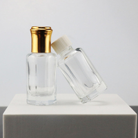 Grosir Botol Rol Minyak Esensial Kaca Attar Octagon 3Ml 6Ml 12Ml Parfum Kosong