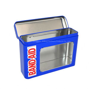 Vuông có thể nhìn thấy băng dính đóng gói Hộp Band-Aid đóng gói hộp thiếc - Product Image 4