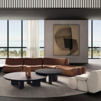 Modernes Luxus-Ausziehbares Cloud-Sofa-Set, Modulares Samt-Polstersofa in Weiß, L-förmig für Apartment-Wohnzimmer und Hotel, mit Schwammfüllung