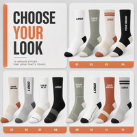 Nouvelle conception, vente chaude, chaussettes longues en coton épaissi de différentes couleurs, possibilité de personnaliser le logo, pour hommes et femmes, décontractées, sportives, vente en gros