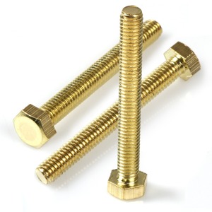 Trung Quốc bán buôn din933 đầy đủ chủ đề Brass dài Hex bu lông din931 đồng hình lục giác bu lông - Product Image 2