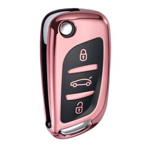 Huanyue Car Key Cover Tpu Peugeot 307 308 408 Citroen C5 C4 C4L C5 Fitment - Product Image 2