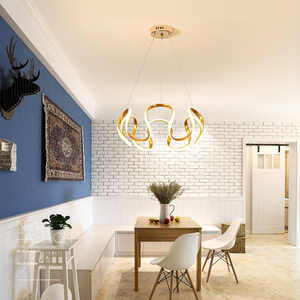 Tối Giản Hiện Đại Đèn Chùm Trang Trí Nội Thất <span class=keywords><strong>LED</strong></span> Trần Gắn Thiết Bị Chiếu Sáng Bắc Âu Nhà Hàng Phòng Ăn Ánh Sáng Mặt Dây Chuyền - Product Image 6