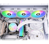 Refroidisseur liquide AIO pour processeur Aqua Elite 360 White ARGB 360 mm, neuf, pour Intel et AMD