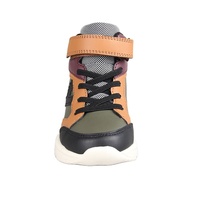 Chaussures décontractées en cuir pour enfants, baskets plates pour garçons et filles, chaussures de printemps et d'automne pour enfants, maille MD unisexe
