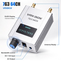 Boîtier VRX DMKR 7.2G 64CH pour Station Terrestre FPV, Moniteur DVR, Intégration de Projet de Test sur Site, Vente en Gros