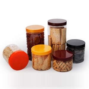 China Manufacturers Sichuan Renhao 300ml 500ml 600ml 1000ml Food Grade Transparent Plastic Pet Jar