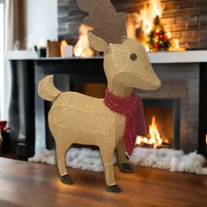 24-Inch Fawn Holiday Decor Easter Christmas Ramadan Graduation Mother's Day Valentine's Day Thanksgiving Diwali Father's Day