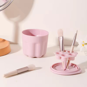 Soporte multifuncional de acrílico para bolígrafos, herramientas de uñas, taza para lavar pinceles de uñas, plato para manicura - Product Image 5