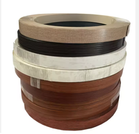 Bande de chantournage en PVC à grain de bois personnalisable en usine pour MDF, contreplaqué et bordures de meubles domestiques