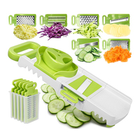 Fruit- en groentegereedschap Smile Mom duurzaam plastic groentesnijder gepersonaliseerde milieuvriendelijke snijder/slicer roestvrij staal
