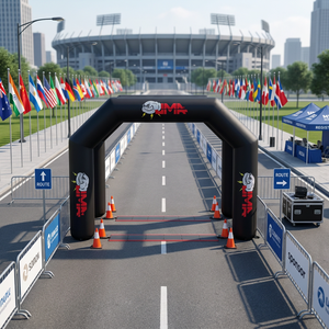 Tenda ad Arco Gonfiabile Impermeabile Ecologica Misign, Sigillata Ermeticamente, Senza Necessità di Ventilatore Continuo, Ritenzione d'Aria 24H, per <span class=keywords><strong>Eventi</strong></span> <span class=keywords><strong>Sportivi</strong></span> - Product Image 2