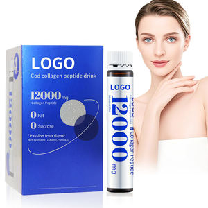 Bebida de Colágeno de Bacalao para Belleza y Antienvejecimiento, 12000 mg, Suplemento Líquido Oral, 0 Grasa, 0 Sacarosa, Sabor a Maracuyá, para Adultos - Product Image 1