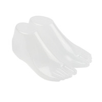Support de présentation en plastique creux pour chaussures, accessoires de magasin pour sandales et chaussons pour adultes, support extensible pour chaussures de type chaussette