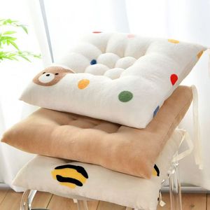 Anime Cartoon Square Chair Cushion Crystal Velvet Pressure Relief Seat Pad For Office Student <b>Stool</b> - Product Image 3