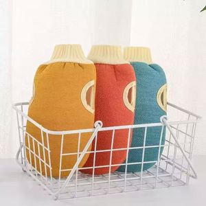 I-0066 Multi-function Bath Scrub Bath Ball Three-piece Strip Body <b>Back</b> Cleaning Set Multi Color Optional Bath Ball Set - Product Image 4