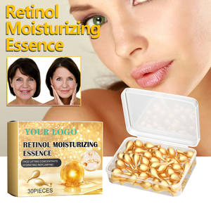 Cápsulas <span class=keywords><strong>de</strong></span> Suero Facial con <span class=keywords><strong>Retinol</strong></span> <span class=keywords><strong>de</strong></span> Marca Privada OEM, Suero para el Cuidado <span class=keywords><strong>de</strong></span> <span class=keywords><strong>la</strong></span> Piel con <span class=keywords><strong>Retinol</strong></span> Antiarrugas e Hidratante para el Rostro - Product Image 1