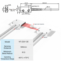 Amplificateur de capteur laser à fibre optique, sortie NPN PNP, longue distance, haute précision, montage optique à vis, marque Lipoo NT-Z20-12E