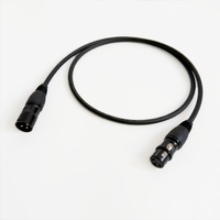 Câble audio XLR équilibré mâle-femelle blindé anti-bruit pour microphone, amplificateur et système audio de scène