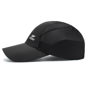 Sport Baseball Cap Quick-Drying Breathable Mesh Sunshade Hat For Men Women Outdoor Use Black - Product Image 2