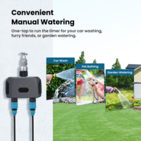 Systèmes de sécurité intelligents Tuya, minuterie d'arrosage à 2 zones, commande vocale, contrôleur d'irrigation extérieur sans fil Android