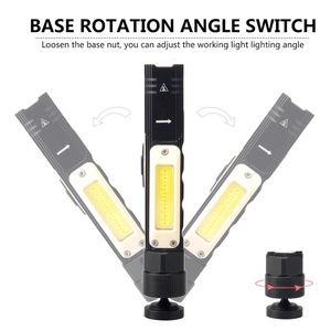 Lampe <span class=keywords><strong>de</strong></span> poche LED multifonctionnelle d'angle, pliable, COB, lampe <span class=keywords><strong>de</strong></span> <span class=keywords><strong>travail</strong></span>, charge magnétique, lumière blanche froide, utilisation comme <span class=keywords><strong>phare</strong></span> <span class=keywords><strong>de</strong></span> maintenance - Product Image 4