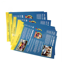 Volantini e Opuscoli Personalizzati Fronte-Retro a Colori, Formato Personalizzato, Carta Patinata con Finitura Elegante, Materiali Promozionali Stampati in Offset