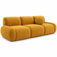 Kain Beludru Rajut 270gsm yang Dapat Dicuci, Berat Sedang, Lebar 57 inci, Kain Pelapis untuk Bantal Sofa, Mainan Boneka, Dekorasi Rumah