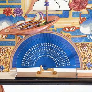 Abanico de Bambú Estilo Arte Folclórico Español Guansen al por Mayor, de Alto Rendimiento, Regalo de Negocios, Souvenir, Decoración Pintada para el Hogar - Product Image 3